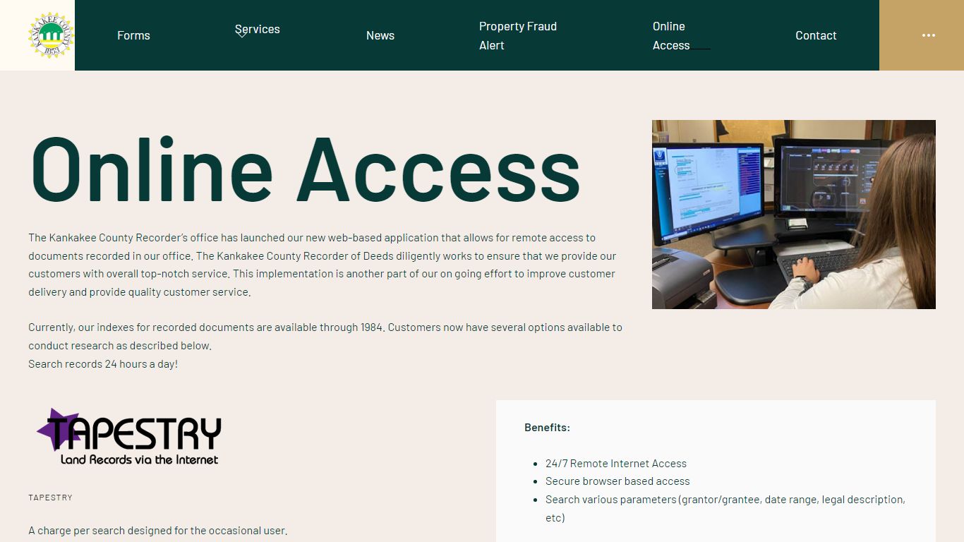 Online Access – Kankakee County Recorder
